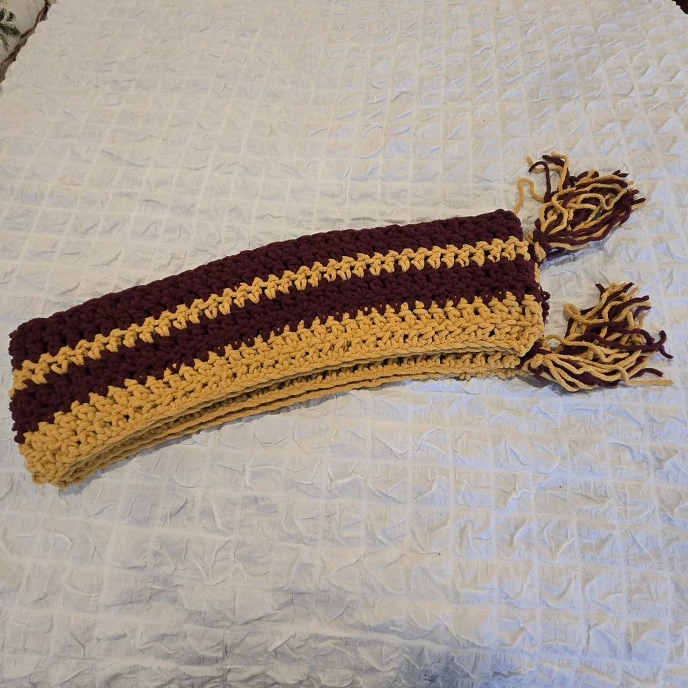 Handmade Oversized Crochet Scarf – 106